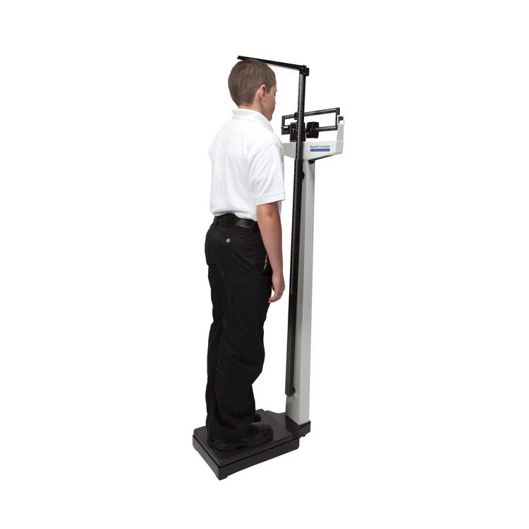 Health O Meter 402KL Mechanical Beam Scale w/ Height Rod - Image 3