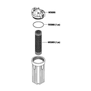 Assembly, Filter Housing, 3/4 FPT, Dental Water Controls SKU: WCA001