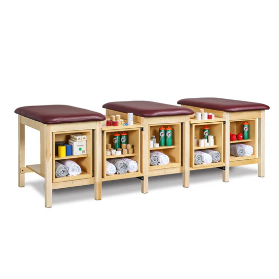 Clinton 1703 Classic Taping Station with Tiered Shelf Boxes - Image 2