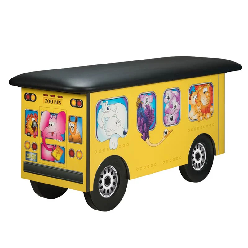 Clinton 7020 Fun Series Zoo Bus Treatment Table, Pediatric - Image 2
