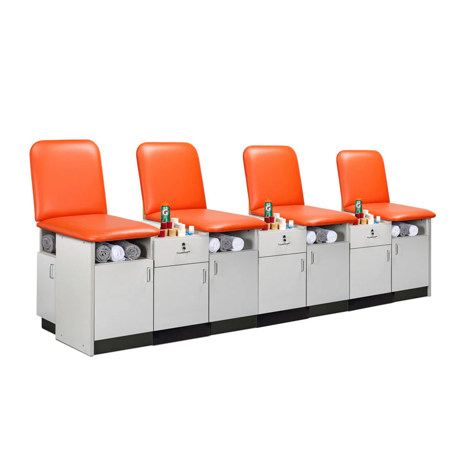Clinton 9299-42 Cabinet Taping Station with Backrests - Image 3