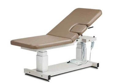 Clinton Ultrasound Table W/ Drop Window and Fowler Back SKU: 80072 - Image 4
