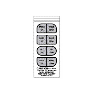 Panel, Control Assy Midmark 411, 75 Evolution Part:015-0995-00/MIA278