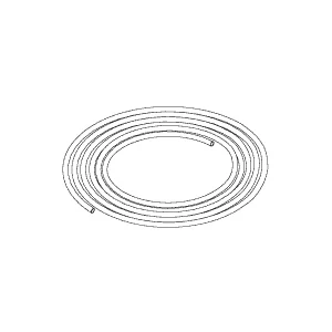 Tubing, Copper For Autoclaves 1/4 OD x 1/32 Wall x 10' L Part: RPT545