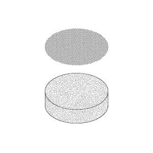 Element/Screen, Filter For Dental Vacuum Part: 64568145/VPE067