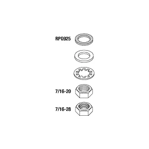 Hardware, Attaching For Heater - Autoclave Part: 002-1350-00/RCH119