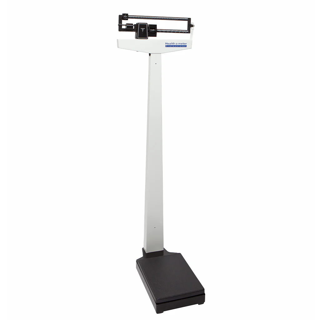 Health O Meter 400KL Mechanical Beam Scale w/ Fixed Poise Bar