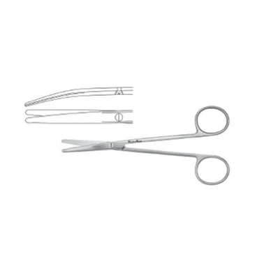 Scissors, 5-3/8" Metzenbaum-Lahey, Standard, Meisterhand SKU:MH5-180 - Image 2