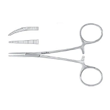 Forceps, Halsted Mosquito 5", Curved, Meisterhand SKU:MH7-4 - Image 2