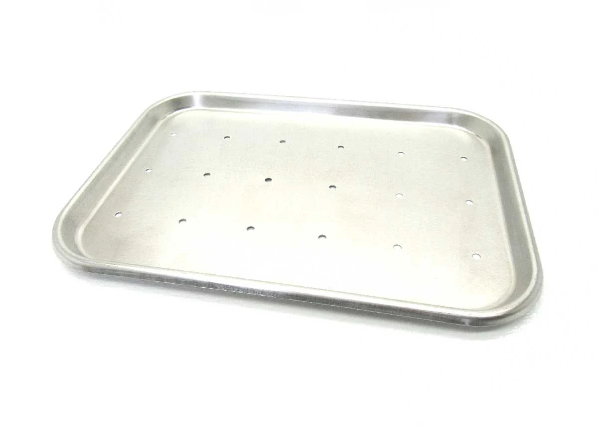 Instrument Tray, Perforated Stainless Steel  - 3/4 x 10-1/2 x 15
