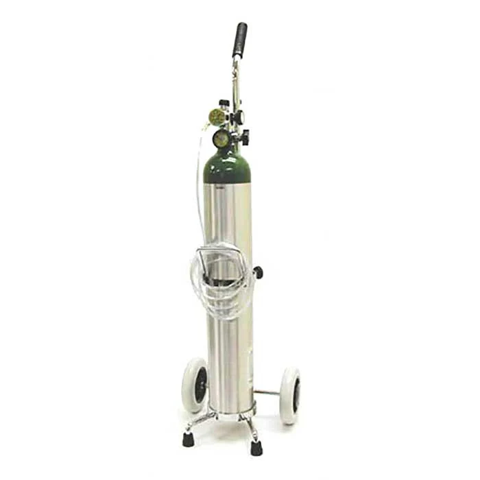 Mada E Oxygen Kit - 2-8 LPM Adjustable Flow Regulator - Cart - 1630ME
