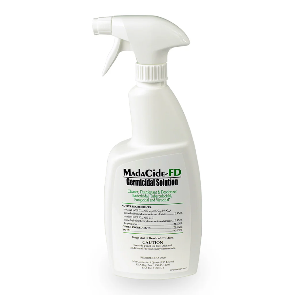 MadaCide-FD Hospital Disinfectant Cleaner 12/32oz Spray - 7020