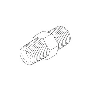 Connector, Male (1/8" MPT) For Midmark Tables Part: 014-0045-00/MIF247
