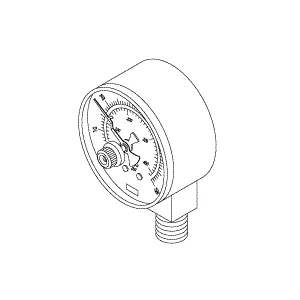 Gauge, Pressure Tuttnauer and Midmark Autoclaves Part: RPG693