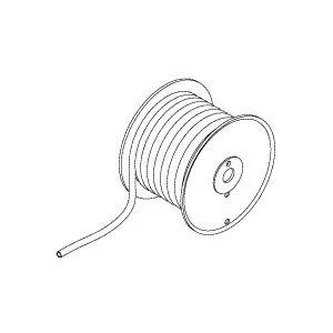 Tubing, Dental Vacuum (1/4" ID x 3/8" OD Clear) Part:77008009/RPT959
